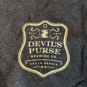 Devil’s Purse Brewing Company zip up hoodie sweatshirt
